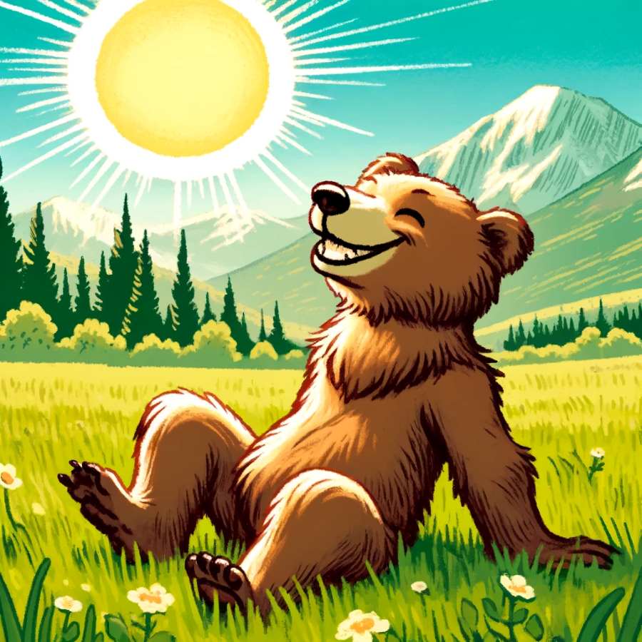 Bear on a&nbsp;cliff