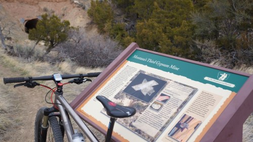 Checking out the mines