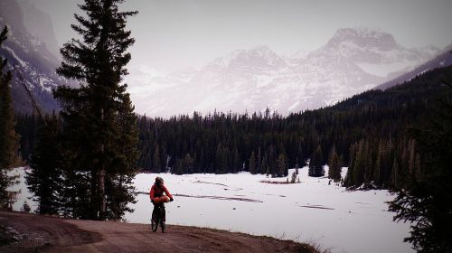 Riding out of Hyalite