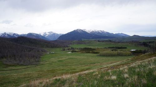 Homestead on top of the ridge