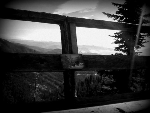 Marcy posting at Snow Bowl