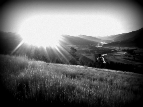 Morning sun on Jumbo Saddle