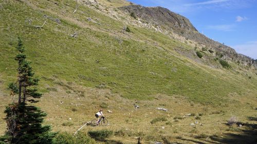 Heading down the Willow Creek Drainage
