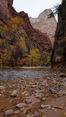 The very end of our trek