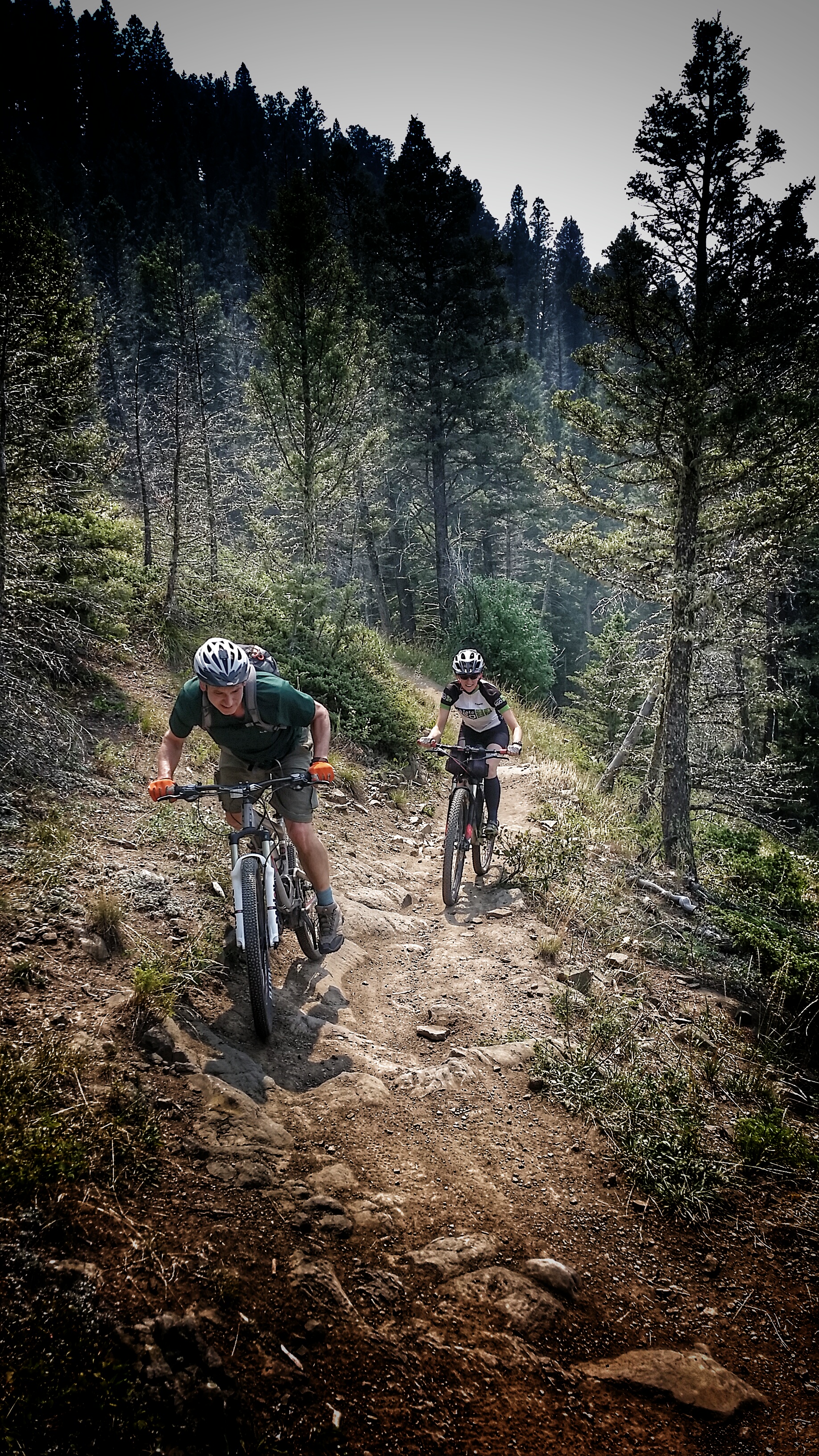 Bangtail divide ride with Paul