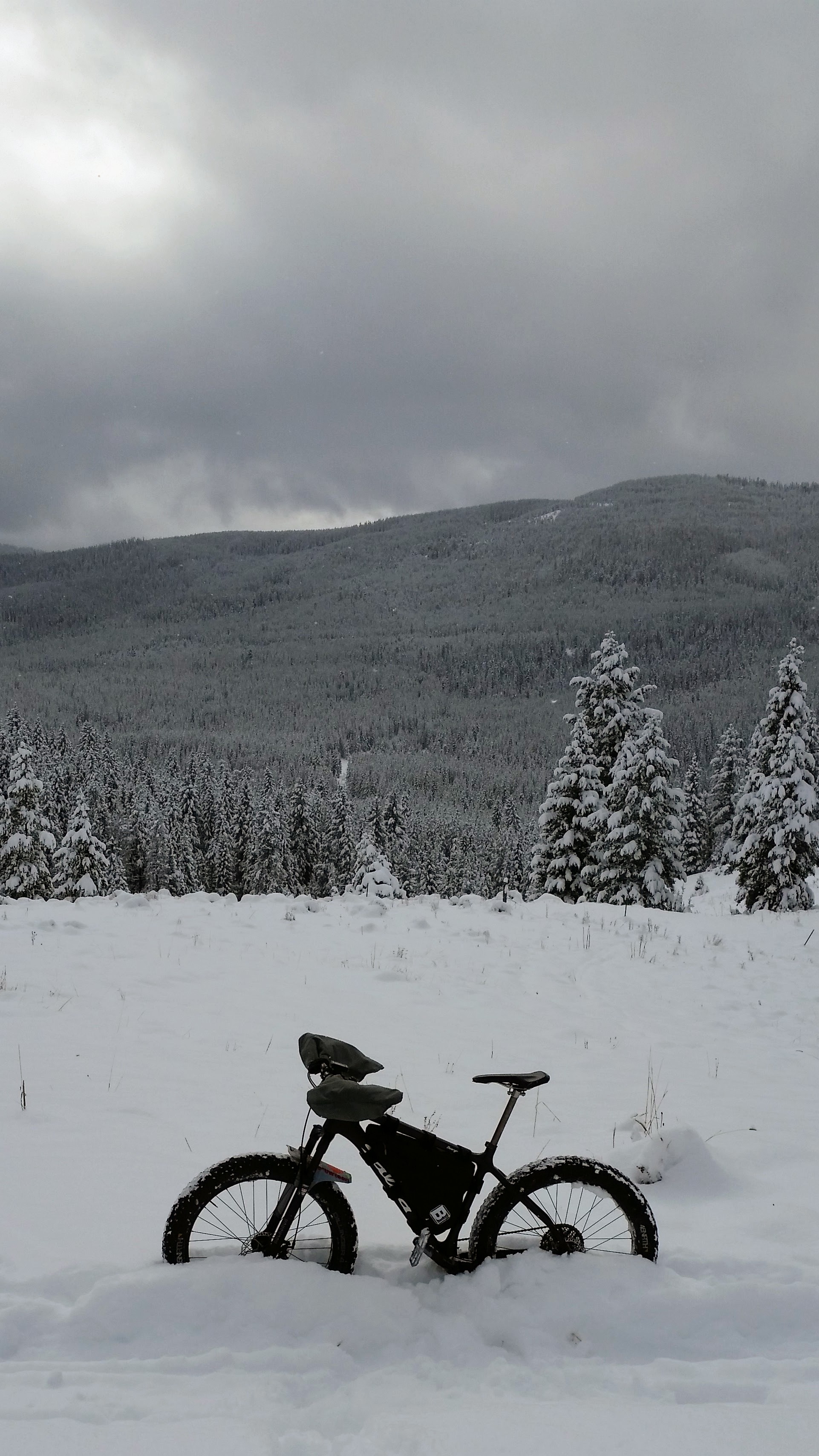 First Fat Bike at Hyalite